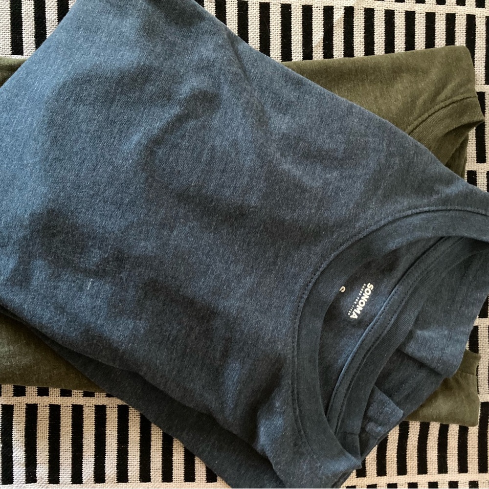 Blue and Green T-shirt 2-pack